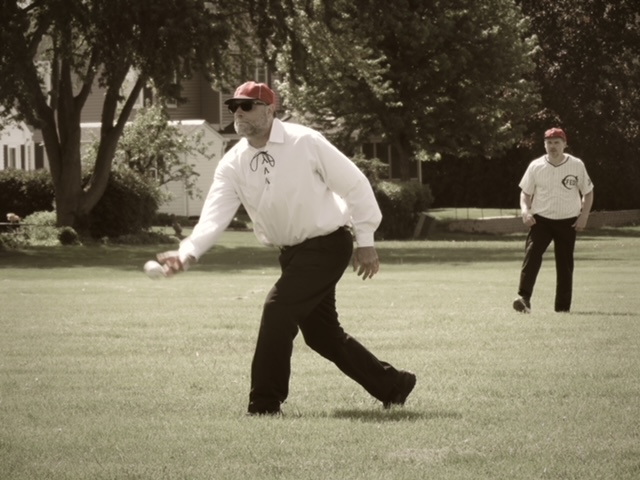 Vintage Baseball Pitcher.